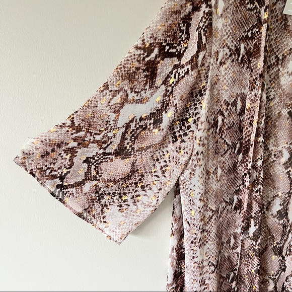 Maurice Open Front Sheer Cardigan Swimsuit Coverup - Picture 4 of 6